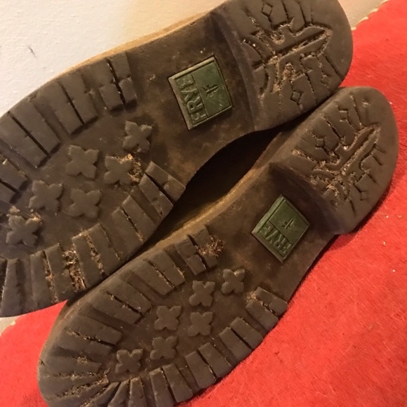 Frye tan combat boots (sz 7) - Picture 5 of 5